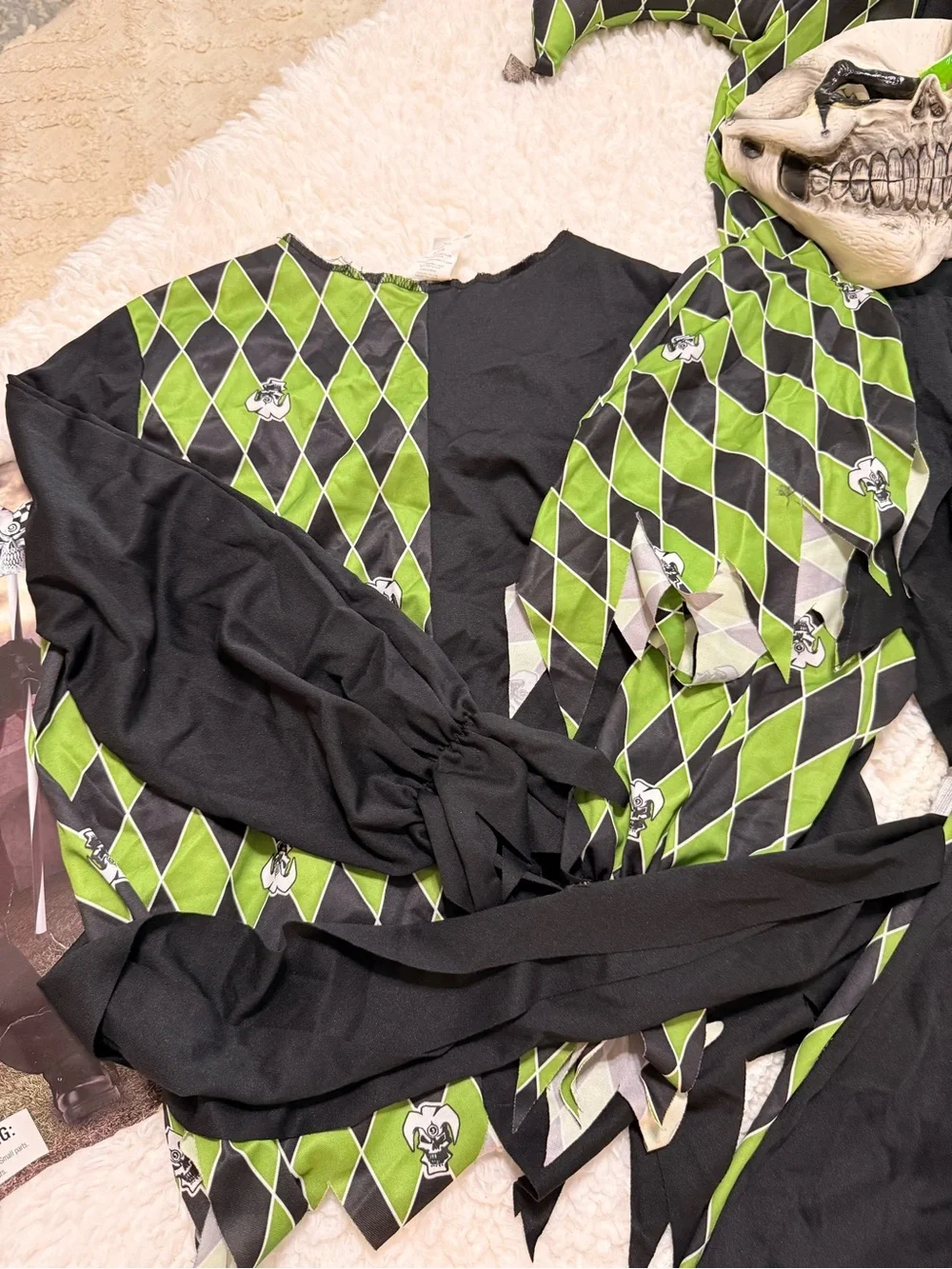 Spirit “Jokes on you” Joker Costume Boys Sz XL 14-16